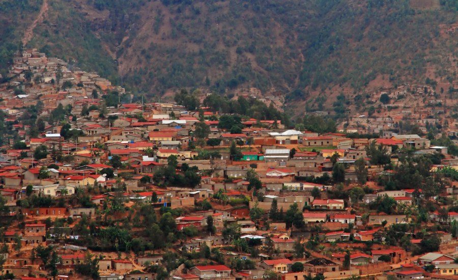 Hillside Community in Kigali Rwanda